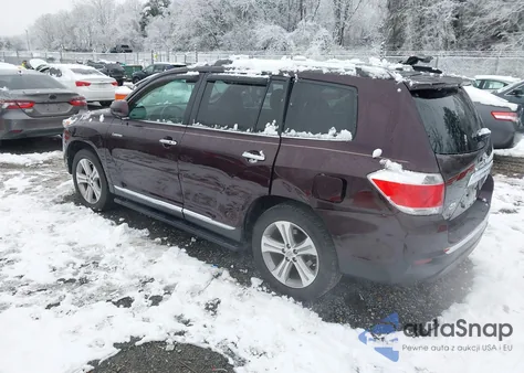 2012 Toyota Highlander Limited V6 из США, поврежденный, VIN 5TDDK3EH6CS110015